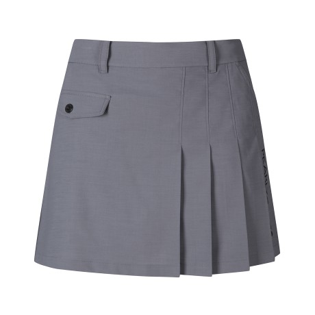 여성 언발 플리츠 플랩 큐롯 스커트
