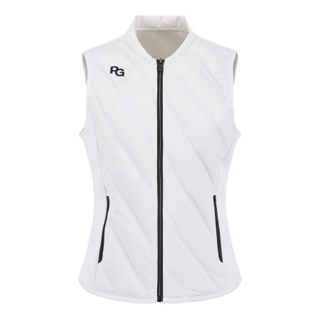 여성 사선 웰딩 구스다운 베스트