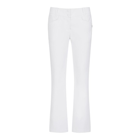 여성 로고 자수 스트레치 팬츠