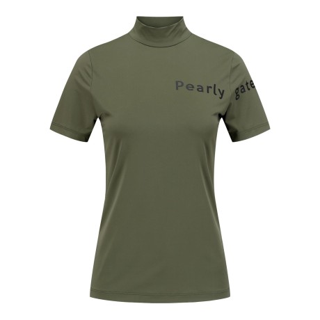 여성 로고 프린트 쿨링 칼라 반팔 티셔츠