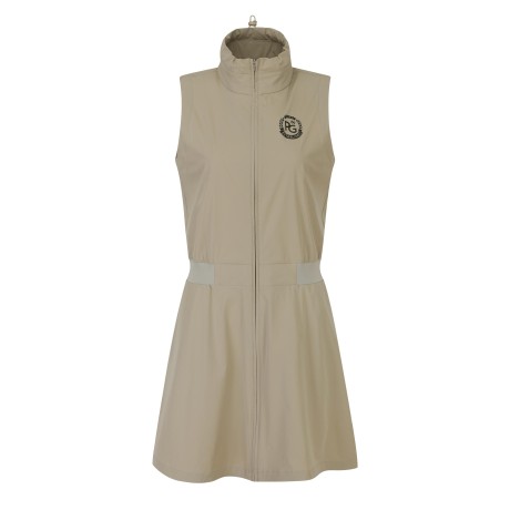 여성 풀집업 슬리브리스 원피스