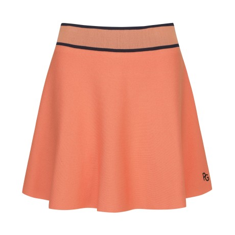 여성 컬러 라인 플레어 큐롯 스커트