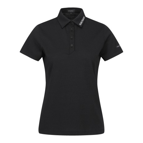 여성 로고 카라 반팔 티셔츠