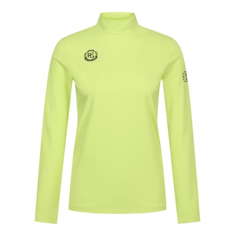 여성 로고 모크넥 긴팔 티셔츠