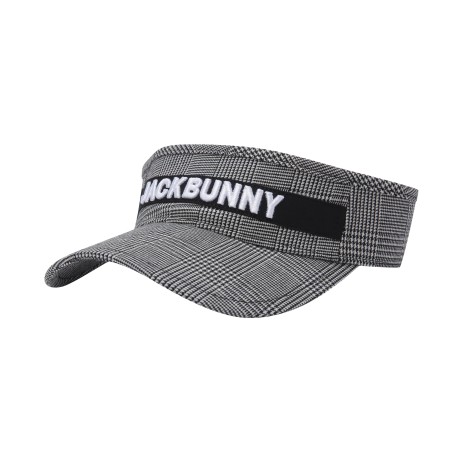 공용 잭바니 글렌체크 썬바이저