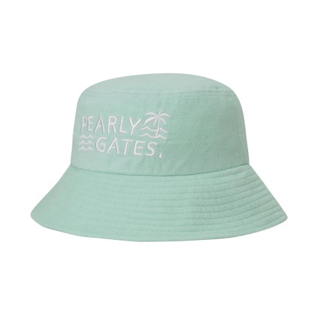 공용 로고 자수 테리 버킷햇