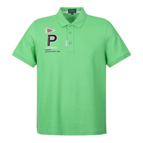 [냉감]공용 심볼 패치 칼라 반팔 티셔츠