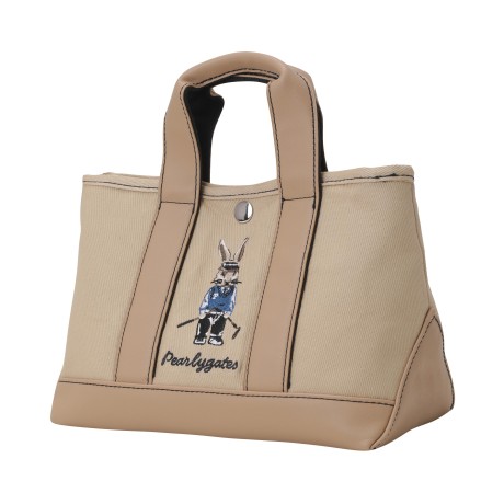 공용 자수 캔버스 가죽 카트백