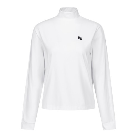 [가격인하] 공용 로고 라인 모크넥 긴팔 티셔츠