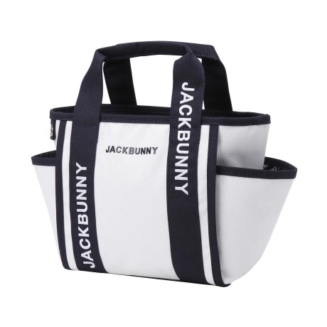 공용 잭바니 자수 로고 테이핑 카트백