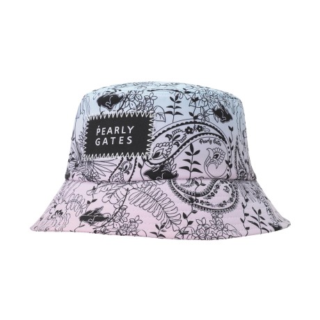 공용 페이즐리 플로럴 버킷햇