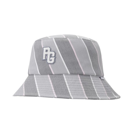 공용 사선 스트라이프 스트랩 버킷햇