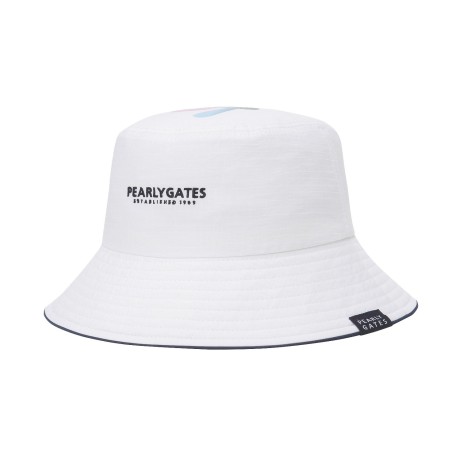 공용 자수 로고 컬러 프린팅 버킷햇