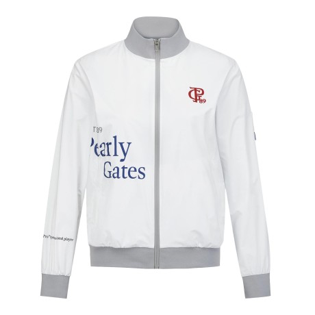 공용 컬러 믹스 앰블럼 니팅 블록 바람막이