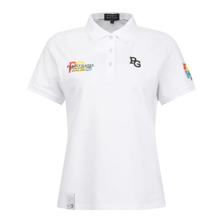 공용 컬러 로고 칼라 반팔 티셔츠