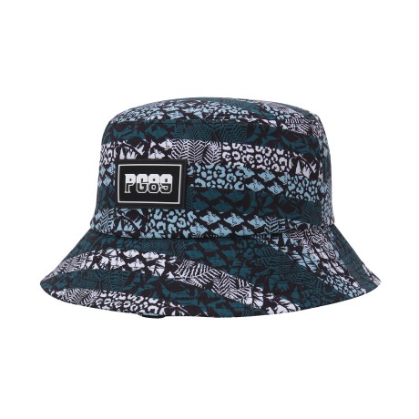 공용 패턴 믹스 스트라이프 버킷햇