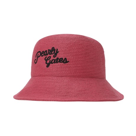 공용 배색 레터링 자수 지사 버킷햇