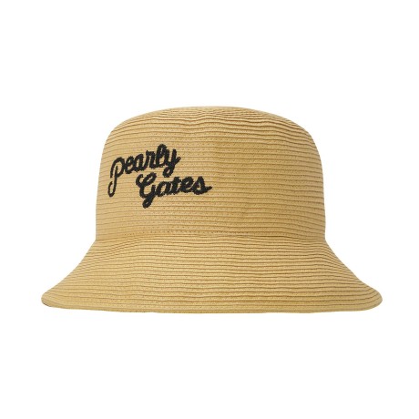 공용 배색 레터링 자수 지사 버킷햇