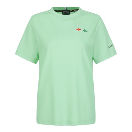 [냉감]공용 컬러 바니 뱃지 반팔 티셔츠