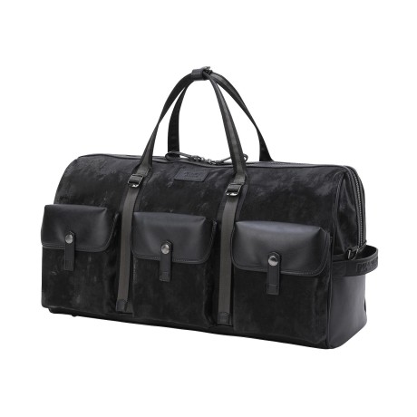 공용 멀티 포켓 카모콜라쥬 보스턴백