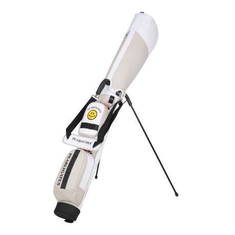 공용 스마일 컬러 믹스 하프백