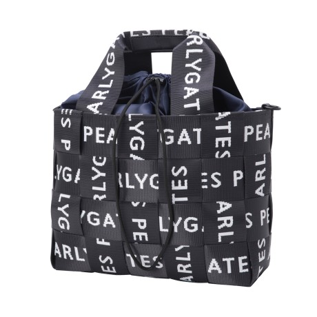 [가격 인하] 공용 레터링 체크 패턴 토트백