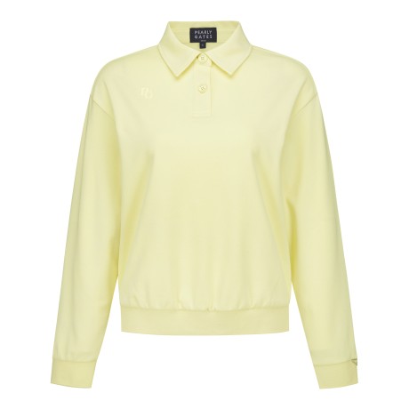 공용 로고 칼라 긴팔 티셔츠