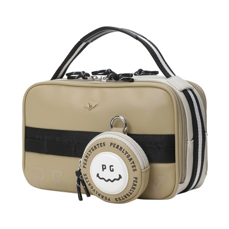 공용 로고 라인 미니 토트백 & 스마일 파우치