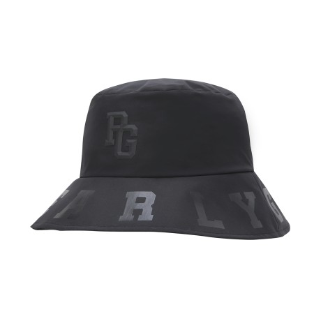 공용 러버 로고 메쉬 안감 버킷햇