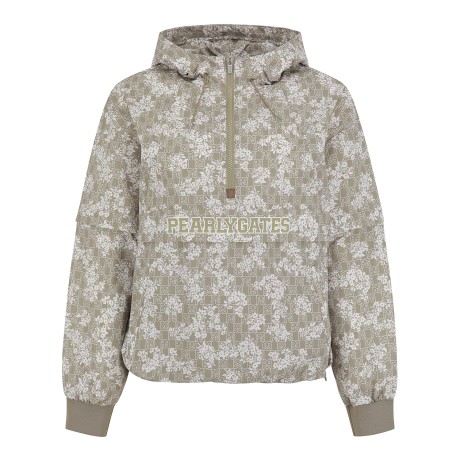 공용 플로럴 소매 탈착 아노락
