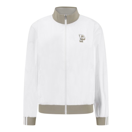 공용 스탠드넥 로고 윈드브레이커