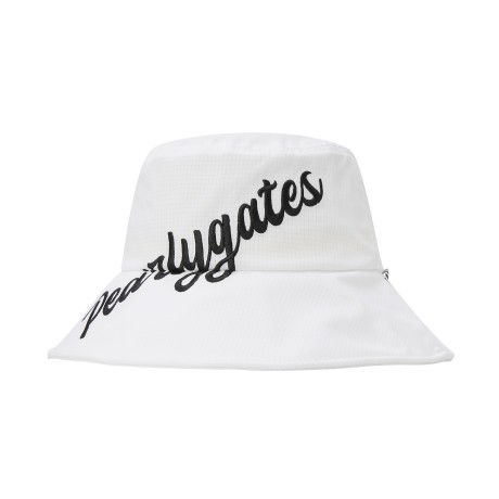 공용 로고 자수 스트랩 버킷햇