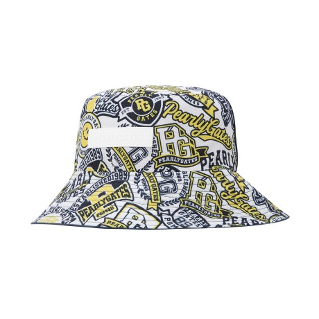 공용 로고 레더 탭 스트링 버킷햇