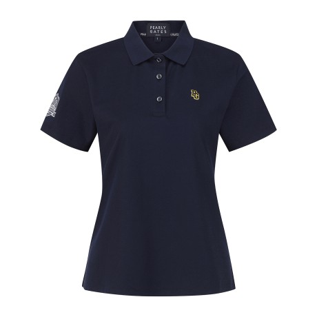 공용 로고 패치 카라 반팔 티셔츠