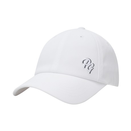 공용 솔리드 배색 자수 로고 볼캡