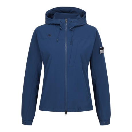 공용 배색 탭 후드 기모 집업 점퍼