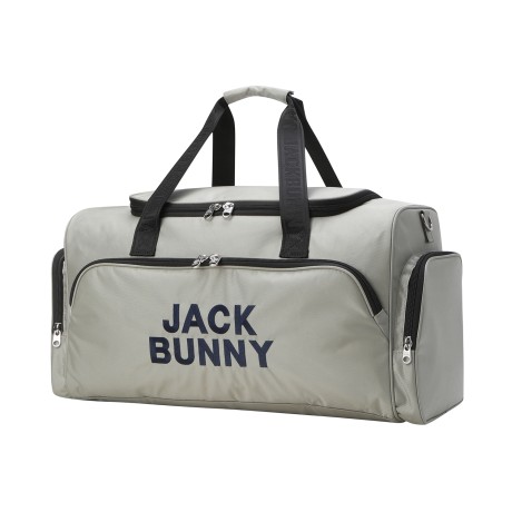 공용 잭바니 빅 자수 트윌 우븐 보스턴백