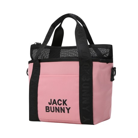 공용 잭바니 메쉬 지퍼 토트백