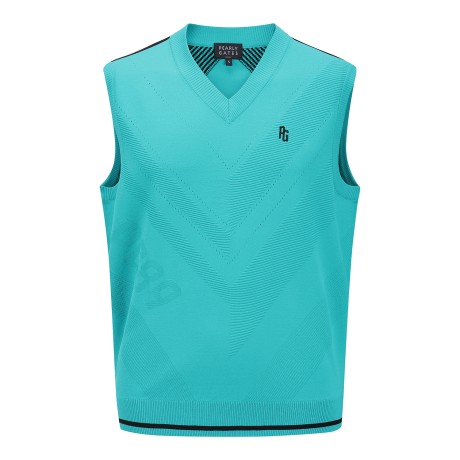 공용 헤링본 조직감 투톤 베스트