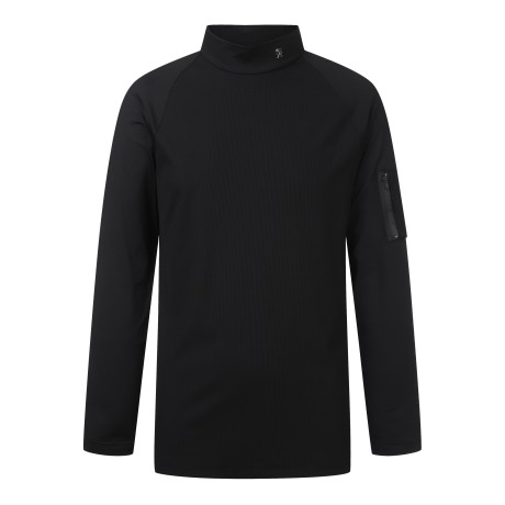 남성 소매 장식 포켓 긴팔 이너 티셔츠