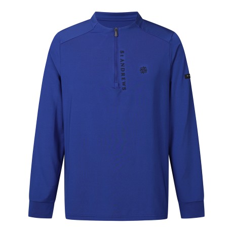 남성 카치온 하프 집업 긴팔 티셔츠