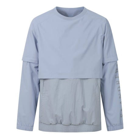 남성 탈부착 슬리브 배색 포인트 아노락 점퍼