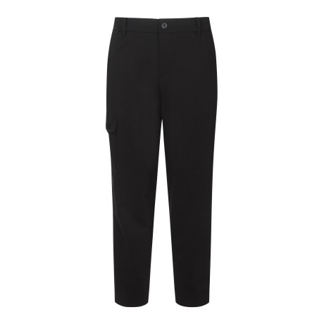 남성 아웃 포켓 파이핑 자수 밴딩 조거 팬츠