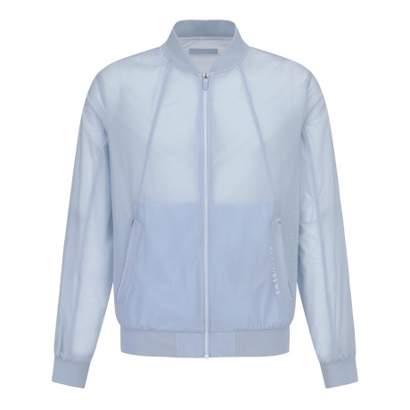 남성 펀칭 믹스 경량 시스루 점퍼