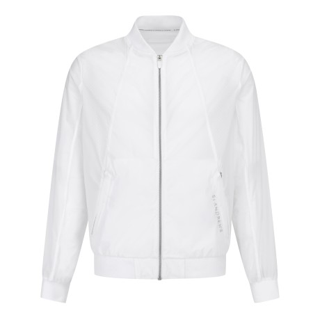 남성 펀칭 믹스 경량 시스루 점퍼