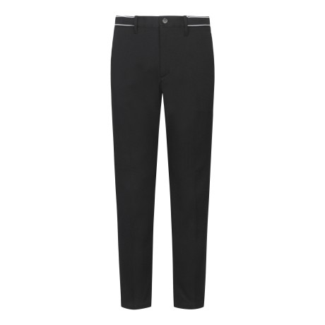 남성 자가드 밴딩 포인트 도비 스트레치 팬츠