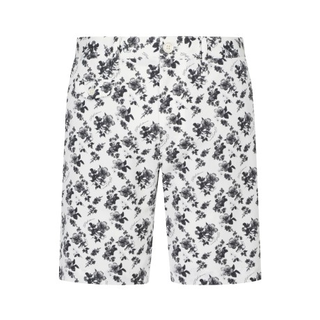남성 트로피컬 플라워 프린트 하프 팬츠