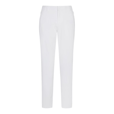 남성 저지 배색 포켓 스트레이트 팬츠