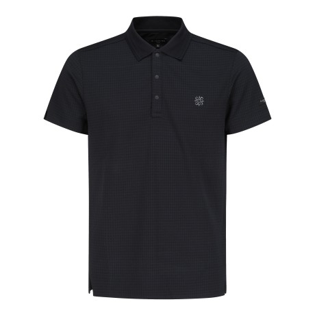 남성 별 심볼 격자 자가드 반팔 티셔츠