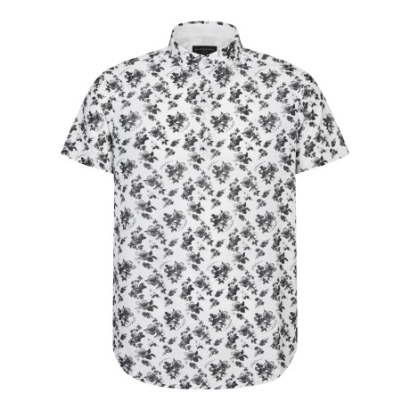 남성 트로피컬 프린트 반팔 티셔츠